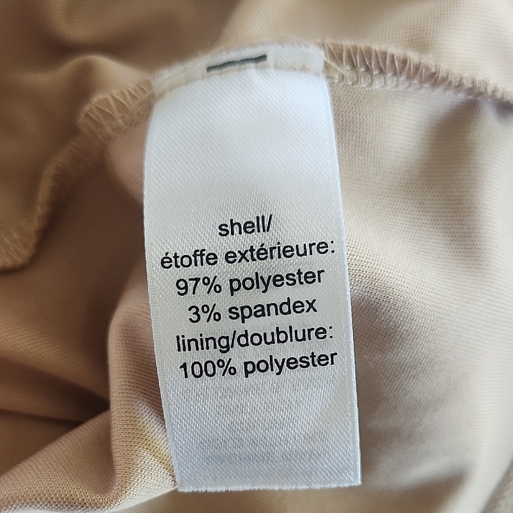 Maurices White Fit Flare Dress Textured V Neck Sleeveless Size 13 14 - Picture 10 of 10